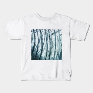 SCENERY 96 - Green Water Icicle Freezing Winter Kids T-Shirt